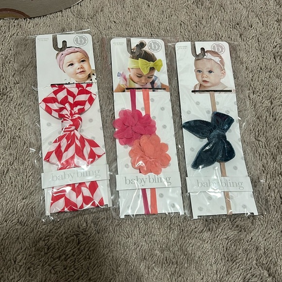 NWT baby bling headbands bows - listing is for all pictured - Picture 1 of 1